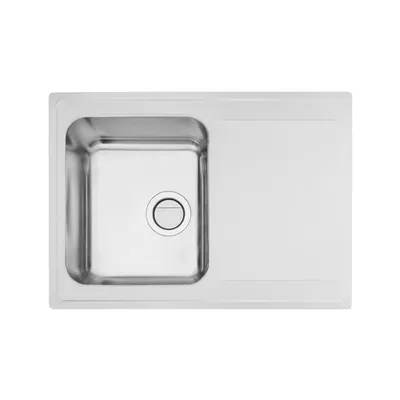 Kjøkkenvask Ease 1 kum med rille 720x520mm