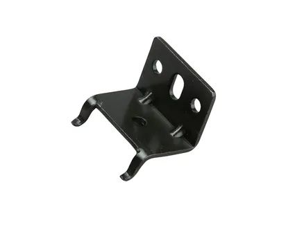 Opphengsvinkel 37x29x25x2 stål sortgalv. 2 tapper 110gr.