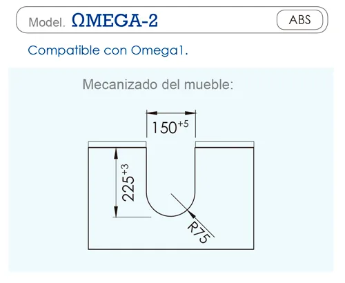 Vannlås u-utsparing