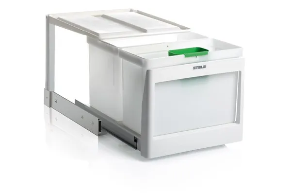 Kildesorterer 30 cm EkoLine 1x16L, 1 x 21L